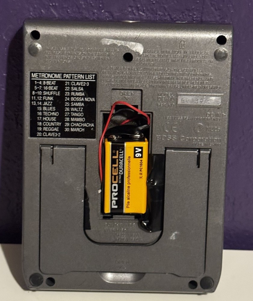 Boss DB-90 Talking Dr. Beat Metronome Tested Working