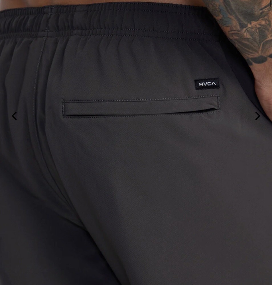 RVCA Yogger Stretch Athletic Shorts - SLATE