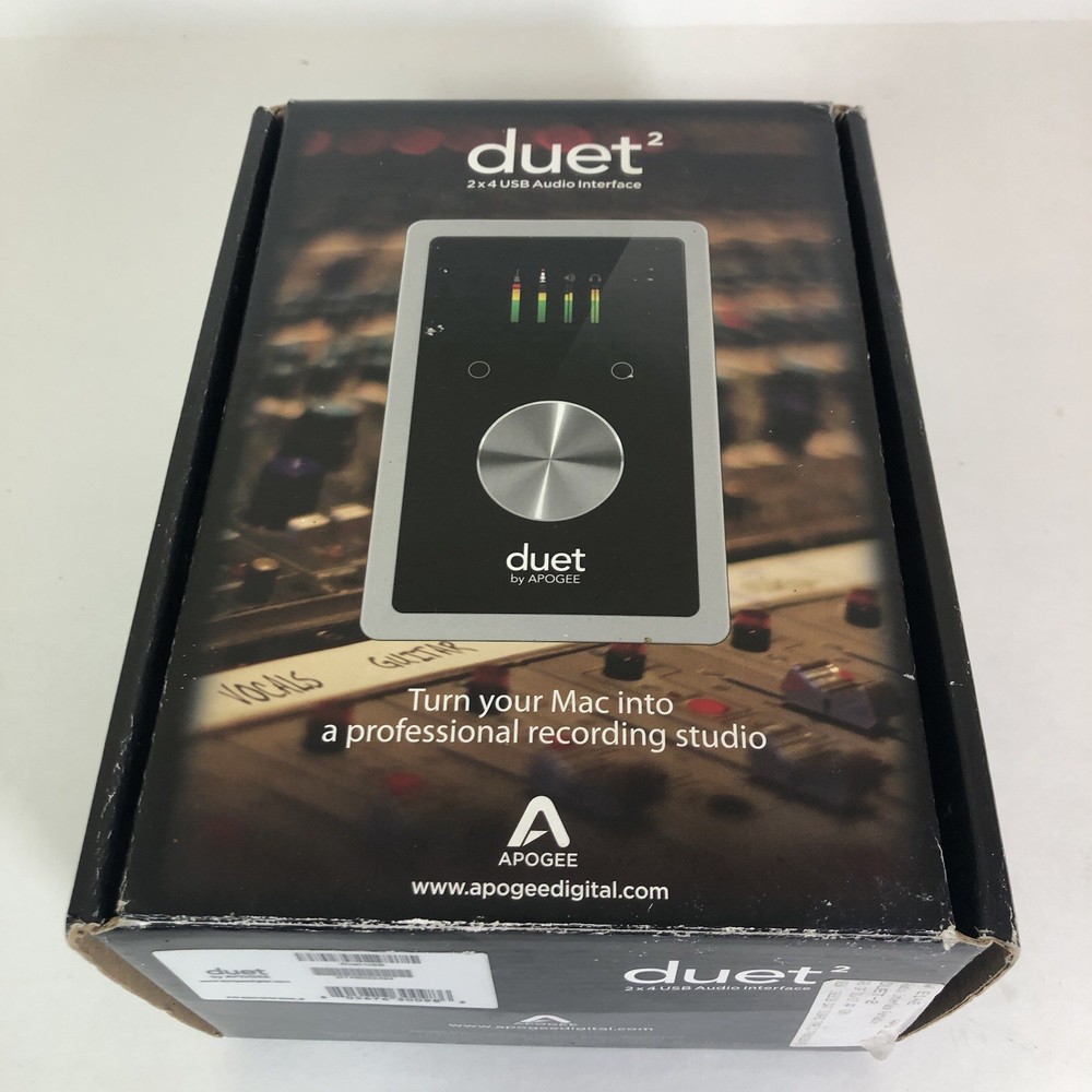 Apogee Duet 2 USB 2 x 4 Audio Interface Mac Remote Record Logic ProTools Studio