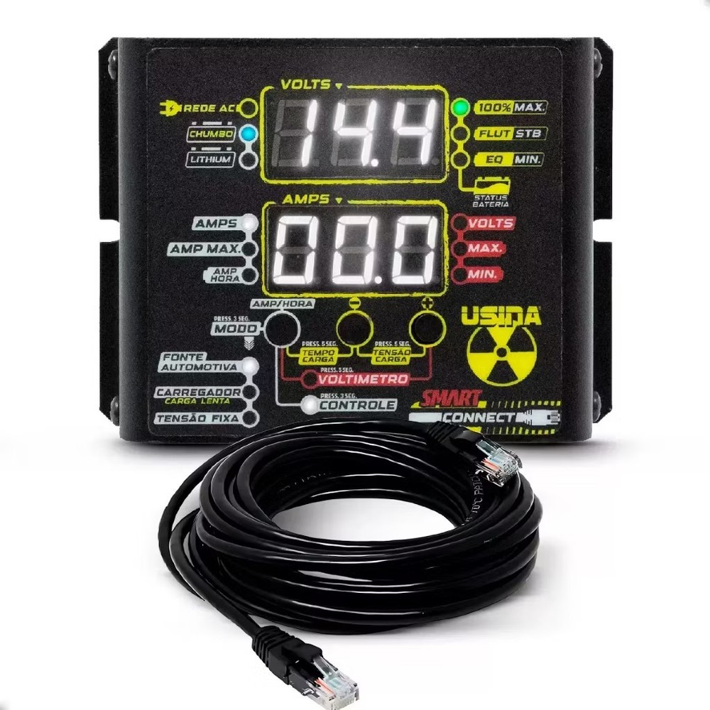 Central Control Panel Power Supply USINA Smart Connect Voltmeter