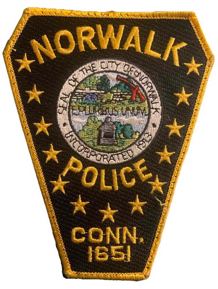 Norwalk Connecticut Police Shoulder Patch 9N