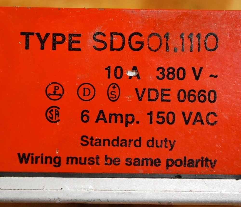 Elan SDG01.1110 Keyed Interlock Switch - USED