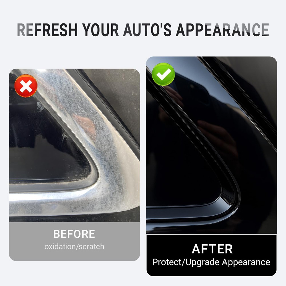 Glossy Black Chrome Delete Window Trims For Chrysler 300 2013-2023