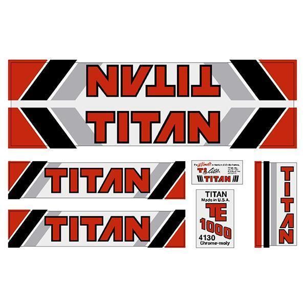 Titan - TE1000 - Black decal set