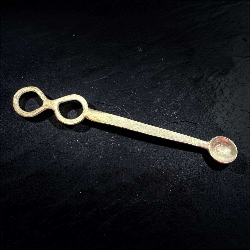 Tiny Mini Infinity Symbol Spoon 925 Sterling Silver Handmade