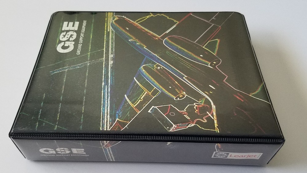 Vintage Learjet GSE Ground Support Equipment Book. Three Ring Binder. 1990's