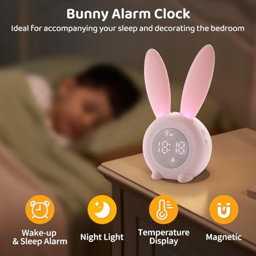 Cute Panda LED Night Light, Dimmable Squishy Night Lamp, Panda + Rabbit