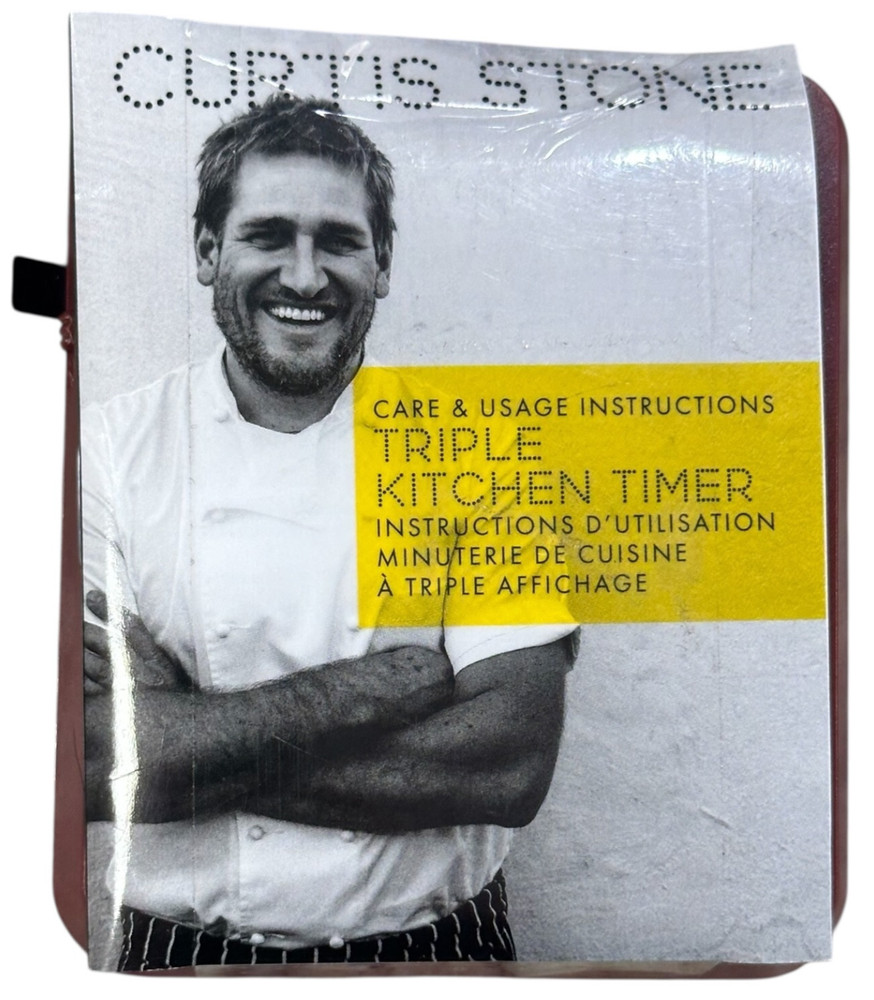 LCD Digital Curtis Stone Cooking Timer Count-Down Up Clock Loud Alarm Magnetic