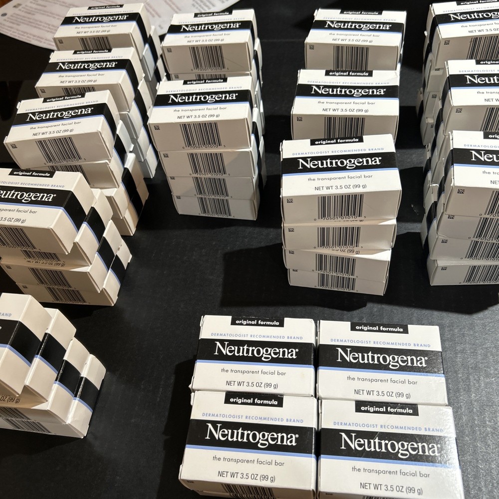 Neutrogena Transparent Face Cleansing Bar - 3.5oz. 4 Pack