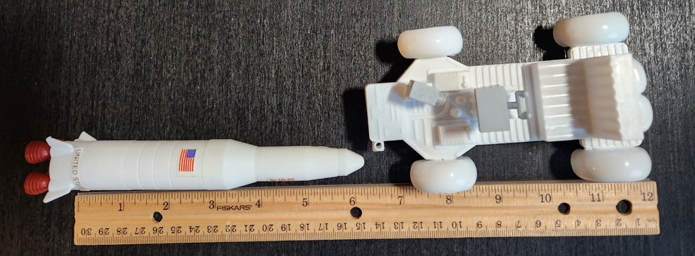 YOUR OWN SPACE FORCE VINTAGE 1980s ASTRONAUTS GREY MOON BUGGY, SHUTTLE ROCKET