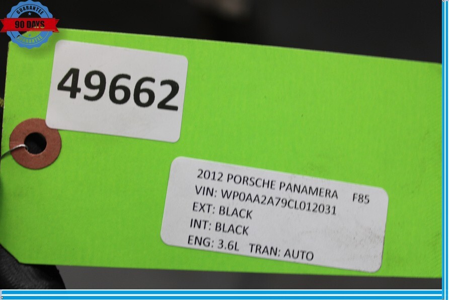 12-13 Panamera 970 Front Engine Sub Frame Subframe Crossmember Oem