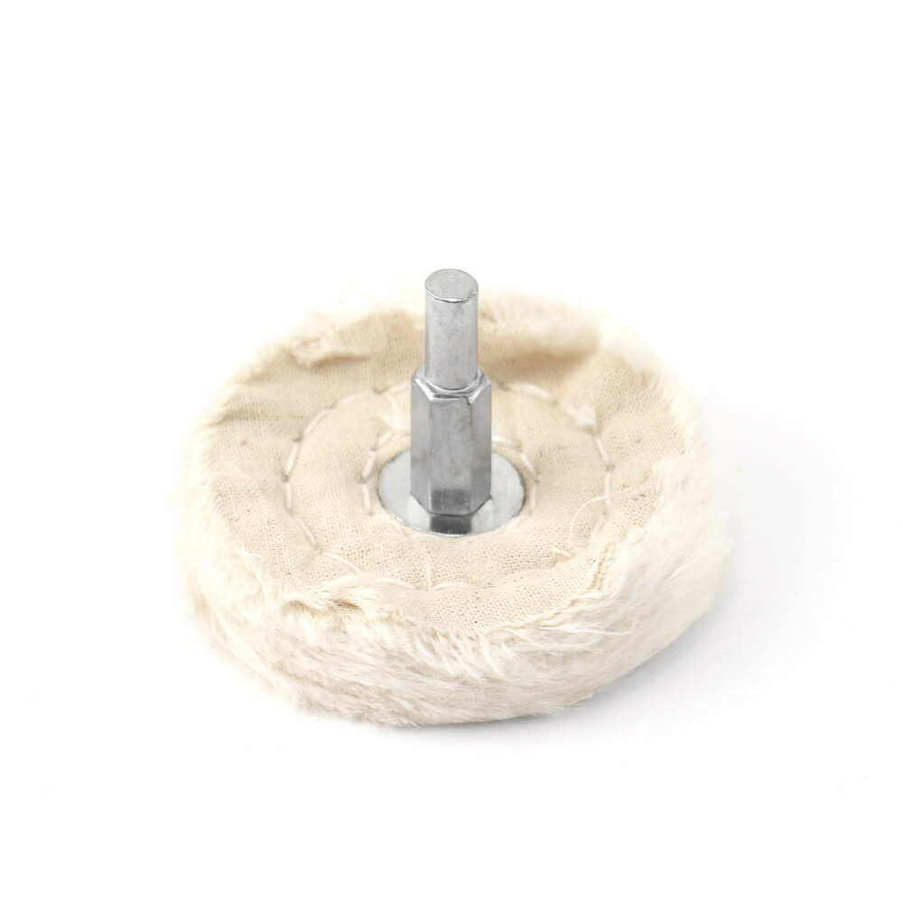 Spiral Mounted Buffing Wheels, 2.5"- Polish Buff Pad