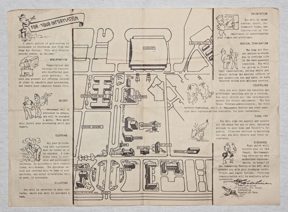 ORIGINAL SMALL WWII AAF PAPER GROUPING