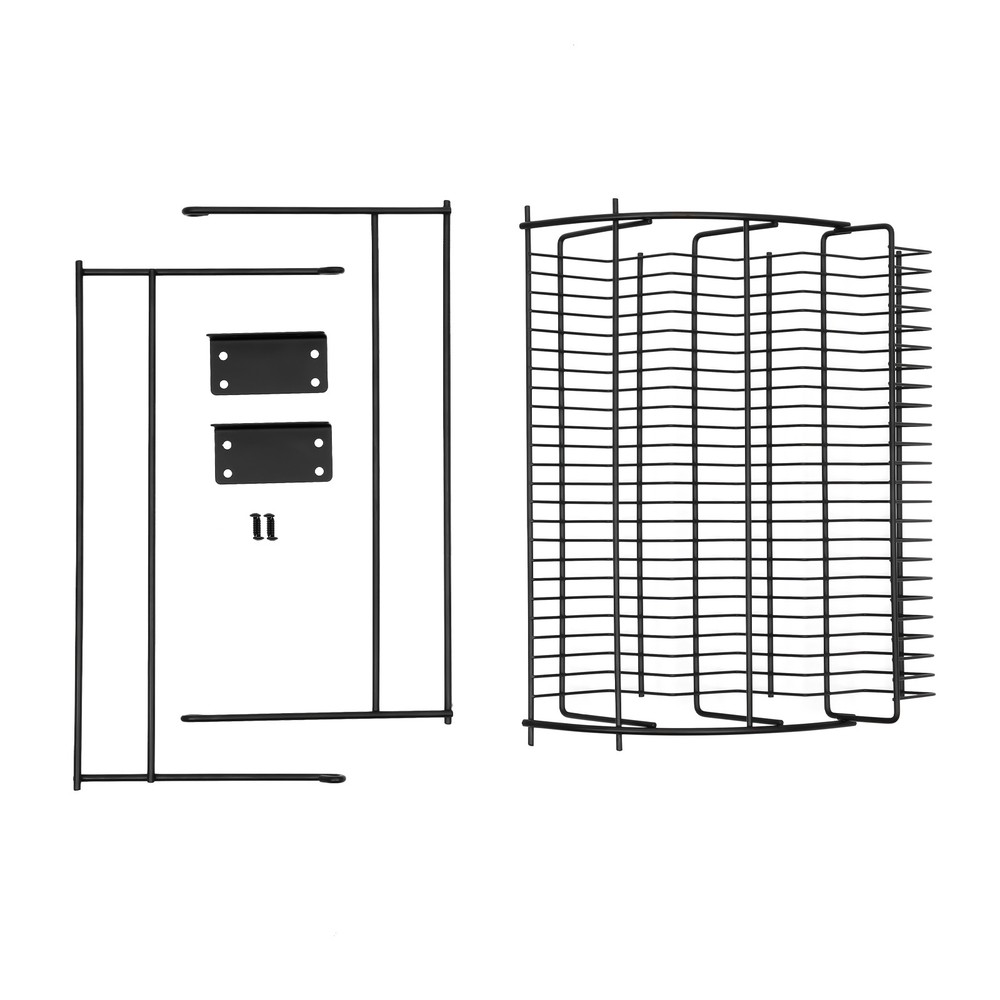 3 Tier Pull down Cabinet Spice Rack Organizer,Metal Storage Shelf for Kitchen