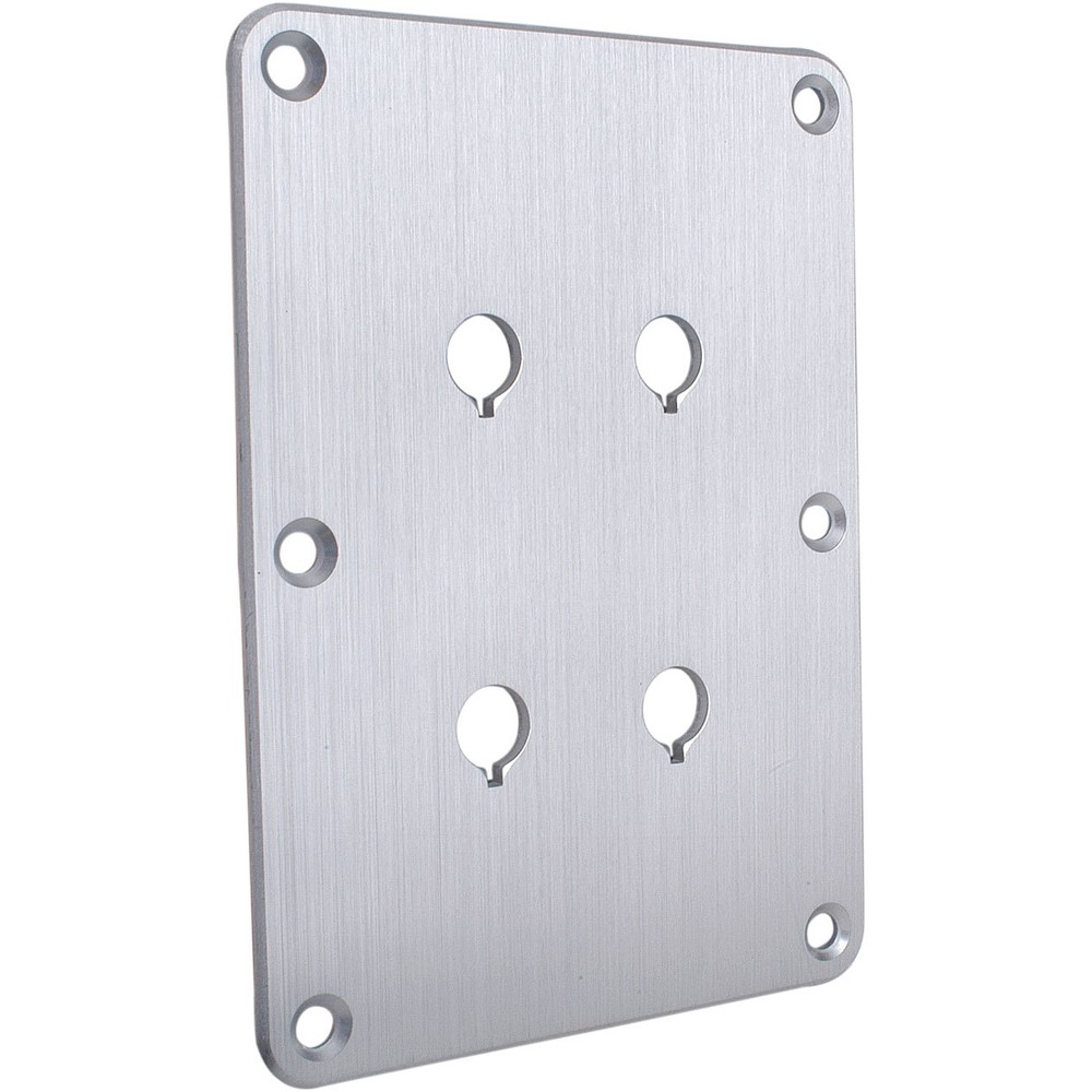 Dayton Audio DBPP-SI Double Binding Post Plate Silver Anodiz