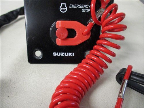 SUZUKI SINGLE IGNITION & KILL SWITCH PANEL W/ KEYS MARINE BOAT