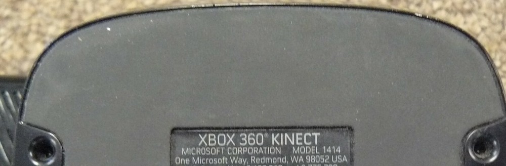 XBOX 360 Kinect Sensor Bar with Kinect Adventures! Game Preowned Model 1414