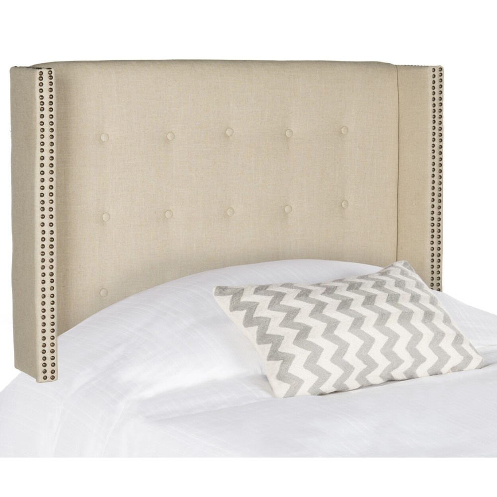 SAFAVIEH Keegan Headboard | Hemp | Full |