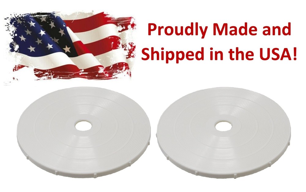 2 Pack 6" White Spa Deck and Skimmer Lid Cover Replacement