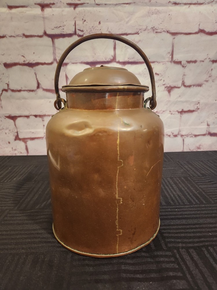 Antique Old Kitchenware Milk Pot/Sugar Storage Container