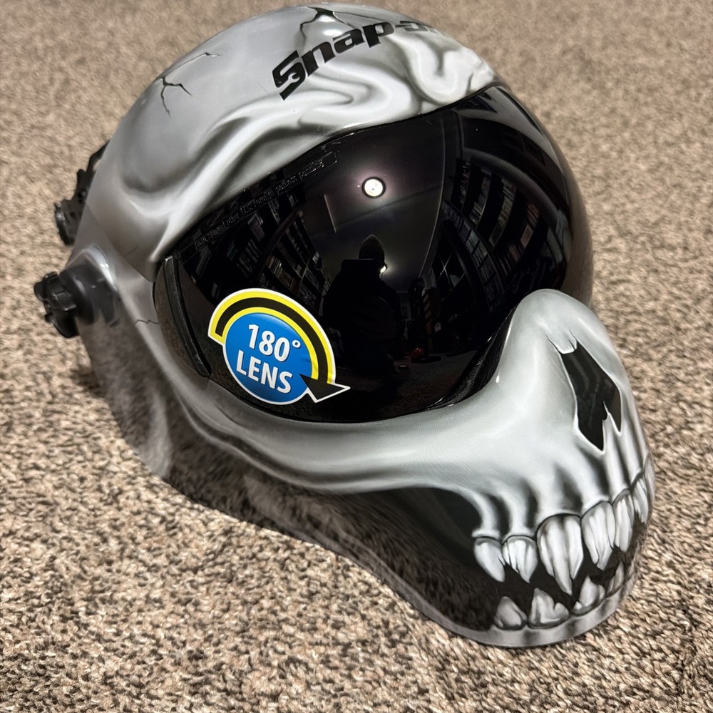 Snap-on Tools EFPBONEHEDB Gen1 White Skull Extreme Face Protector