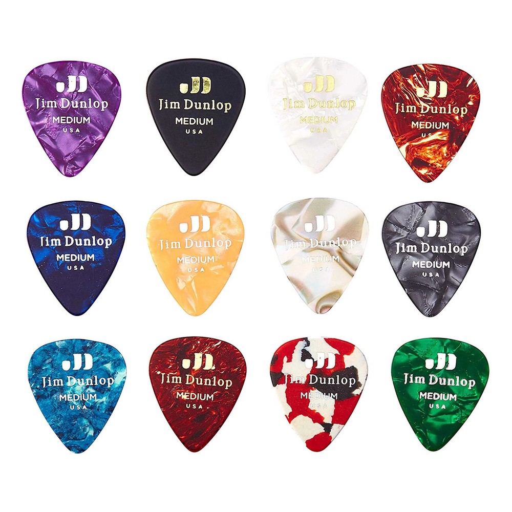 Dunlop PVP106 Celluloid Pick Variety Pack - Medium (12-Pack)