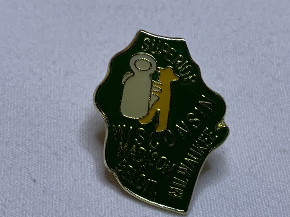WISCONSIN STATE LAPEL PIN NEW