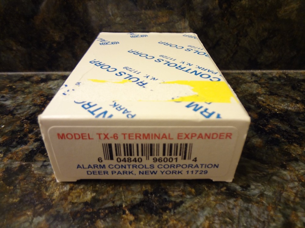 NEW ALARM CONTROLS TX-6 TERMINAL EXPANDER