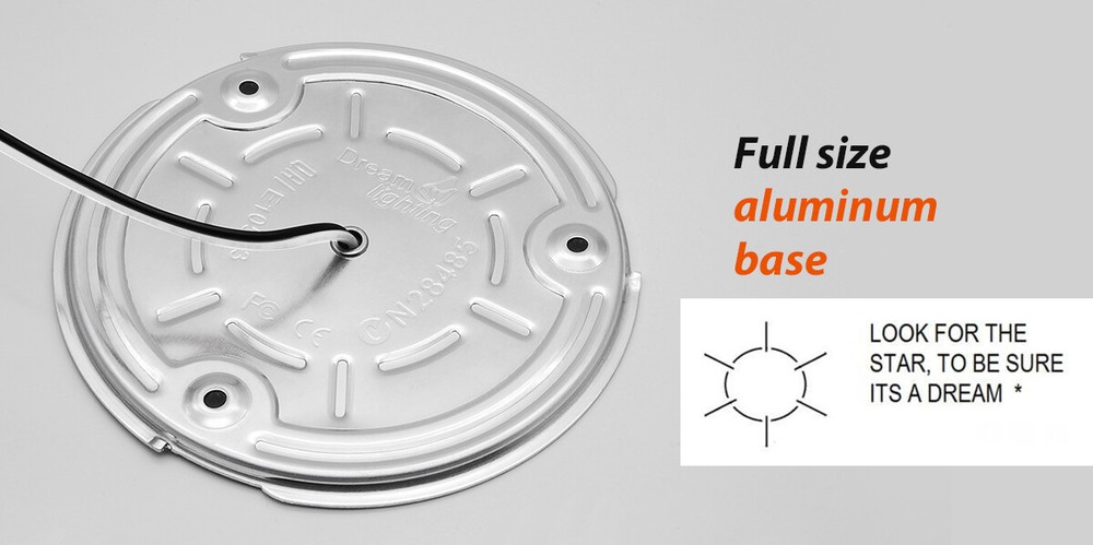 12V 4.5" RV Interior LED Ceiling Mushroom Dome Light Fixtures Camper Trailer