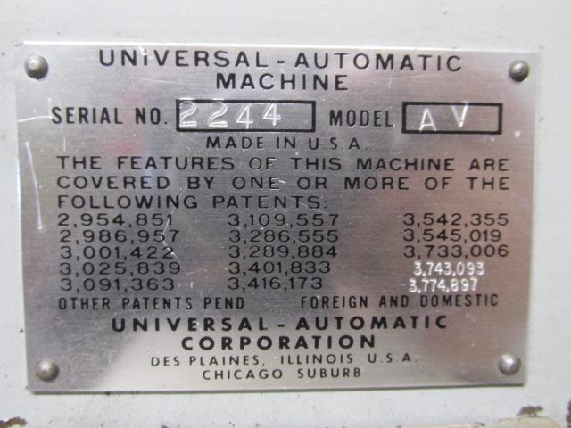 Universal Automatic Model AV Drill Press non running