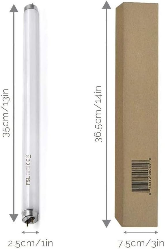 2 Pack 10W UV Light Tubes - Replacement Bulbs for 20W Bug Zappers, Easy Setup