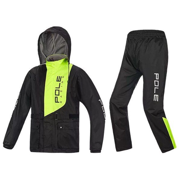 Pole Racing Rain Gear Set - Yellow