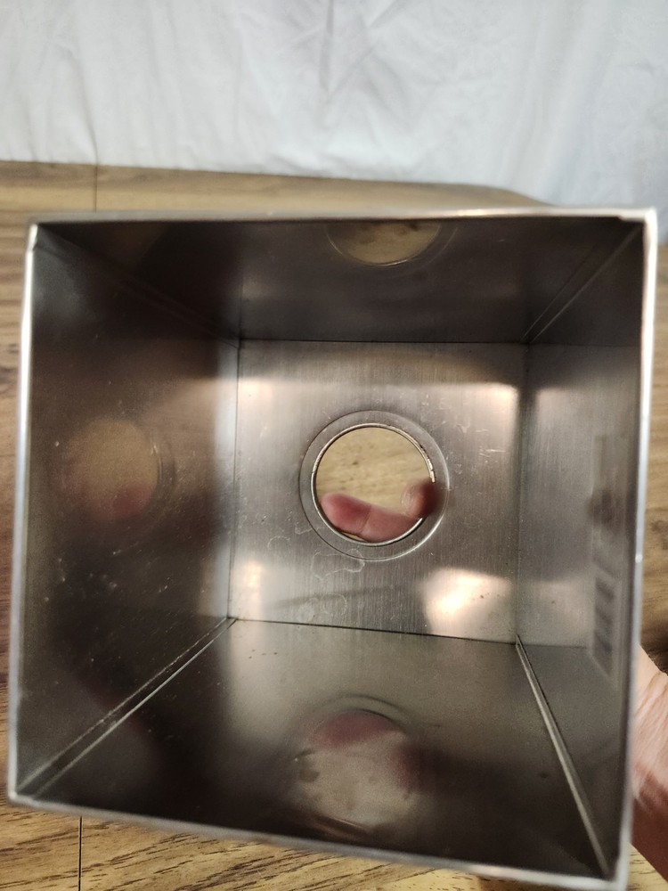 Bamboo And Metal Tissue Holder Tissue Box