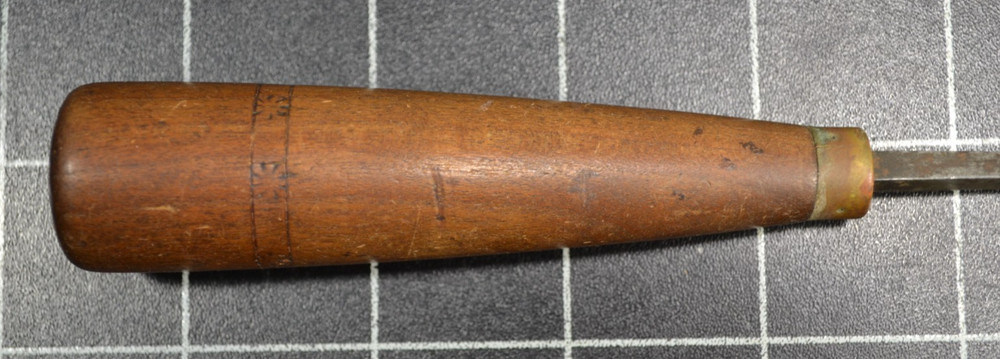 C. MAIERS - 3/16" CHISEL - ALL ORIGINAL WITH NICE DECORATED HANDLE