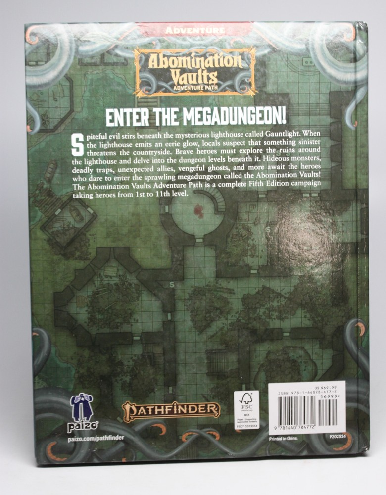 Pathfinder Adventure Path: Abomination Vaults (5e)