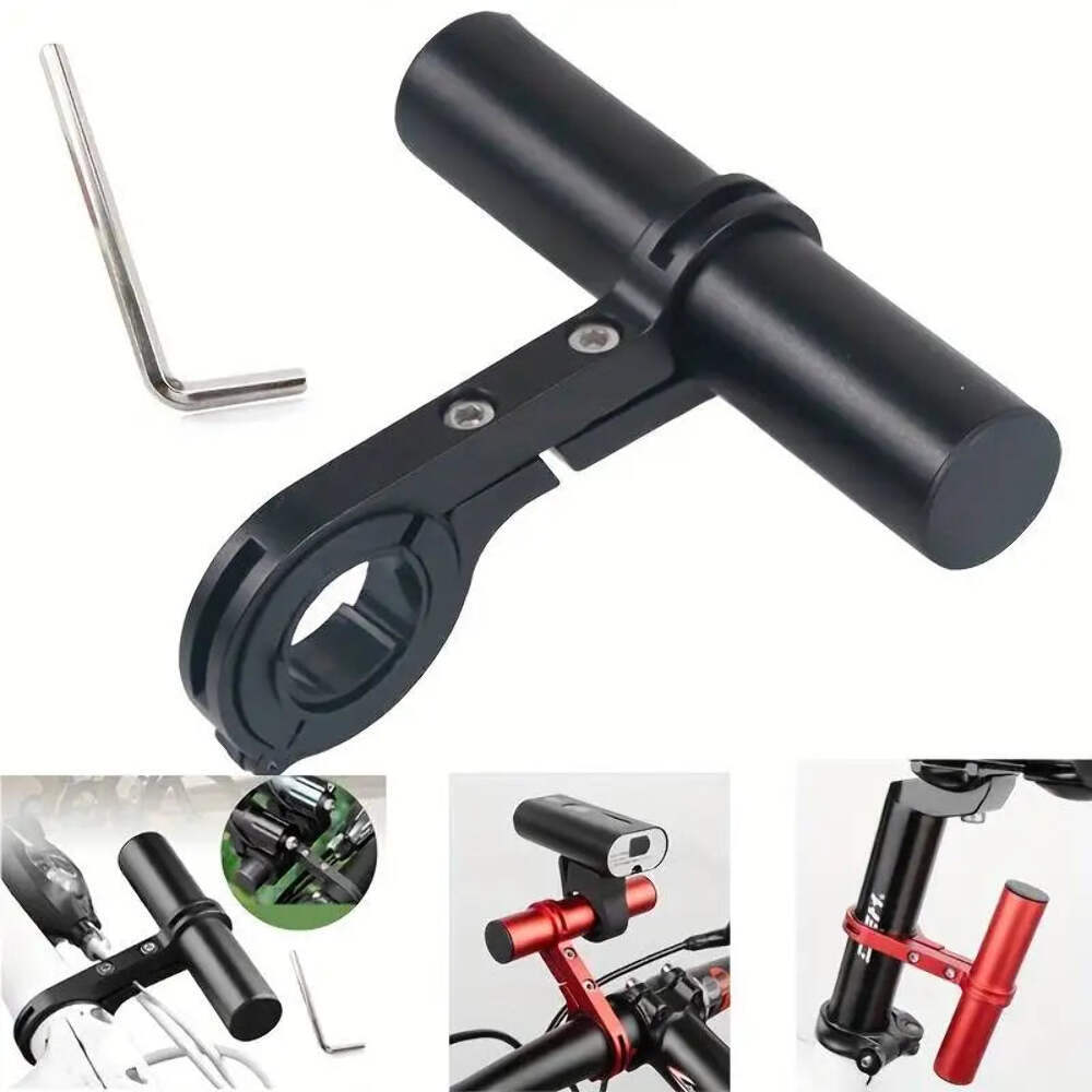 Bicycle Handlebar Extension Bracket Alloy Double Frame Extension Bracket Cycling