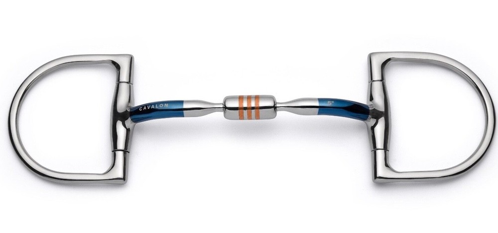 Cavalon Hunter D-Ring Capsule Sweet Iron Snaffle Bit