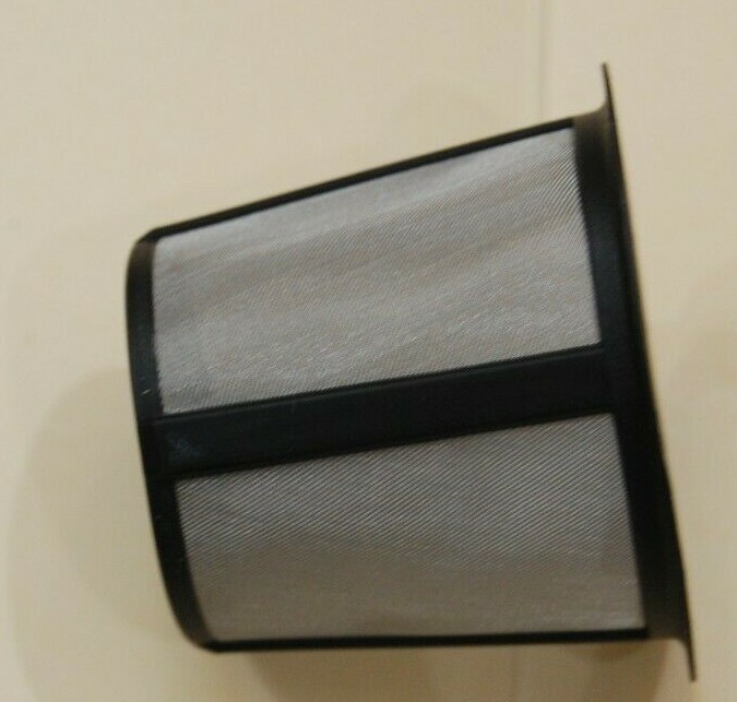NEW small extremely fine stainless mesh filter cup 2" diameter camp fuel oils