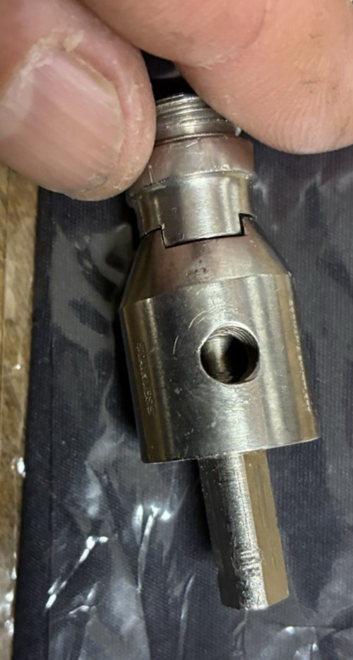 Codman & Shurtleff Stainless Steel connector / 3 sided shaft 60 please read