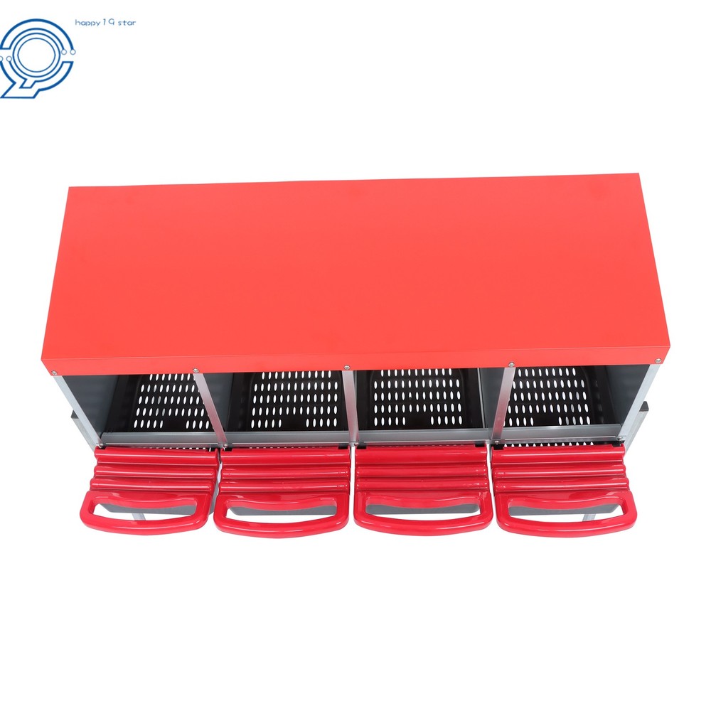 4 Hole Chicken Nesting Box Hen Laying Boxes Roll Away Nesting Box for Laying Egg