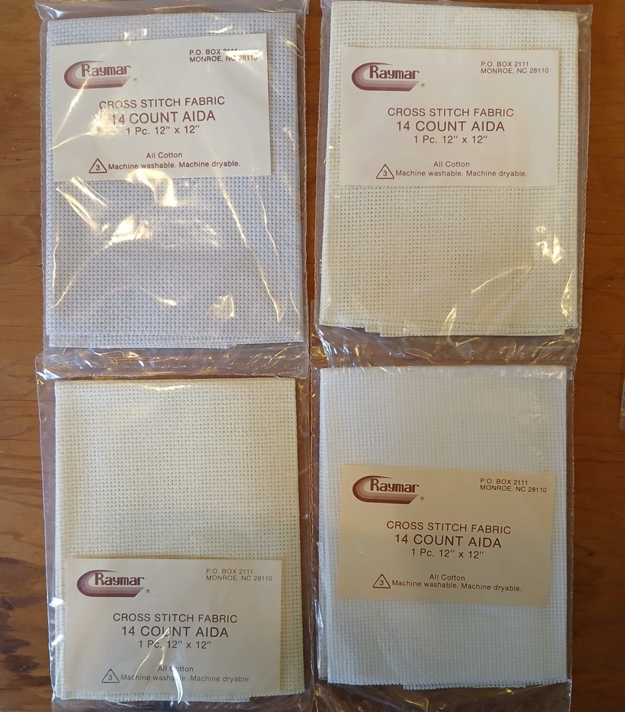 Cross Stitch Fabric & Small Kits Mixed Lot