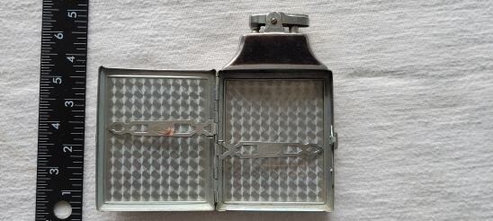 VINTAGE RONSON KING MASTERCASE ART DECO CIGARETTE LIGHTER - CASE COMBO