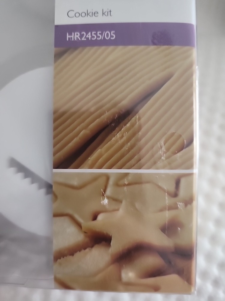 Philips Pasta Maker Shaping Discs Cookie Kit HR2455/05 *NEW IN BOX*