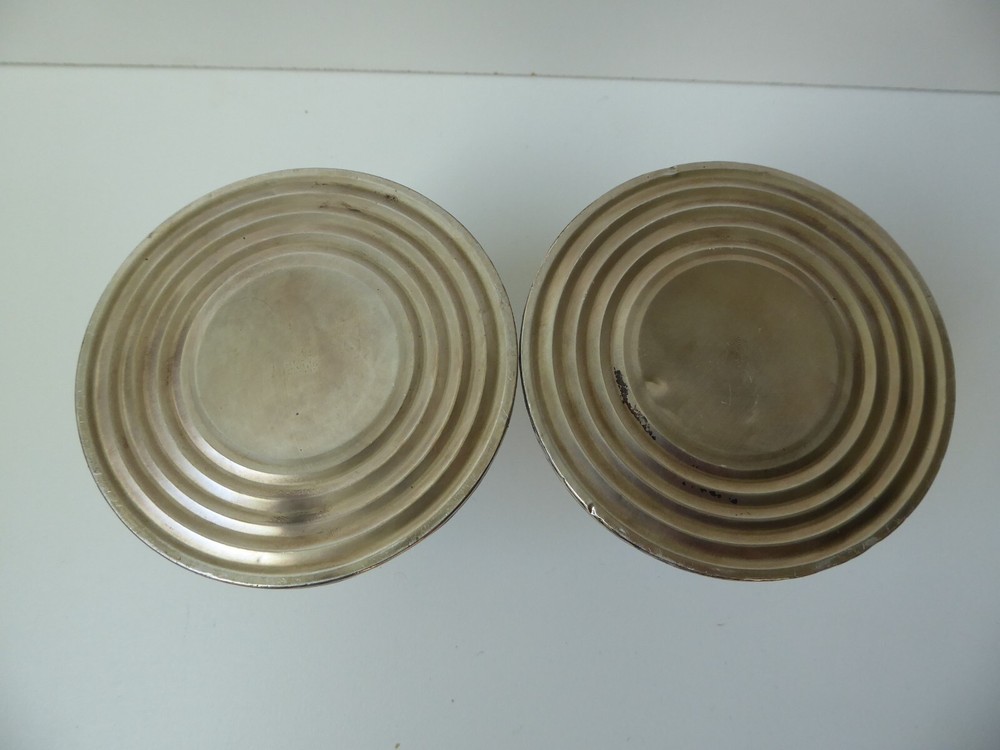 Vintage Sterling Silver Weighted Candlesticks