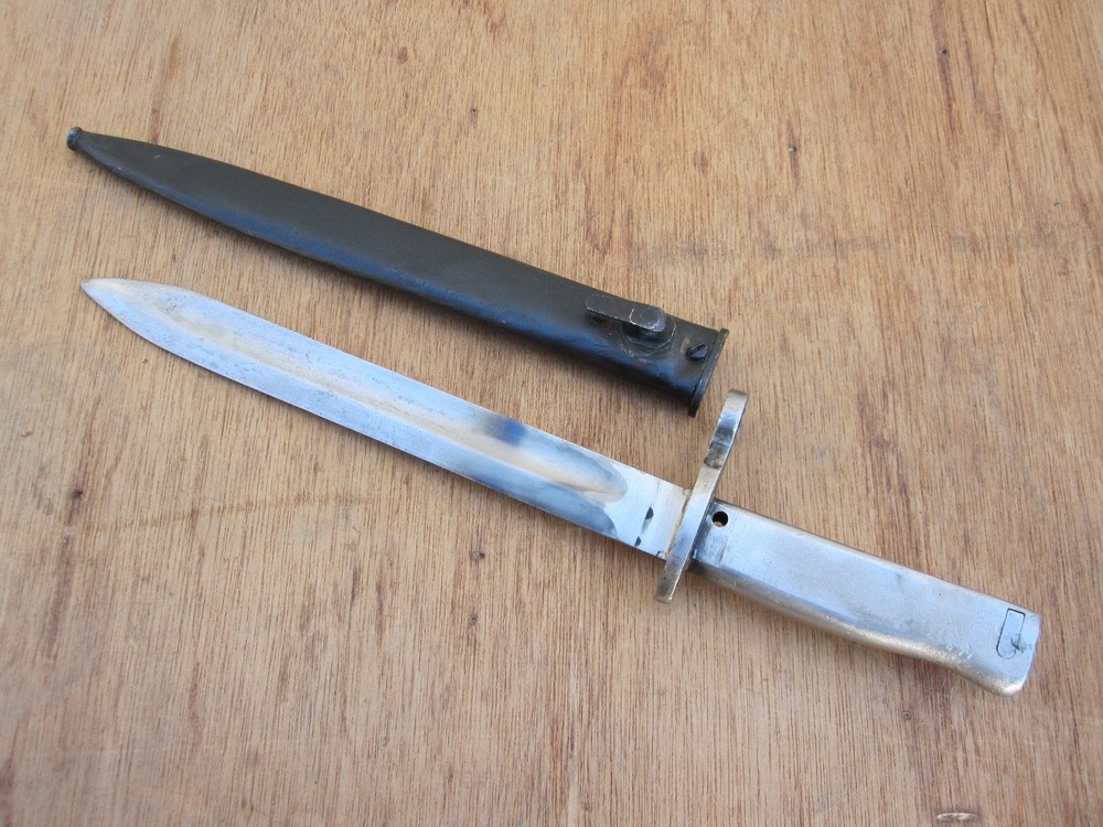 Modified Turkish Mauser M38 Model 1935 Bayonet and Scabbard