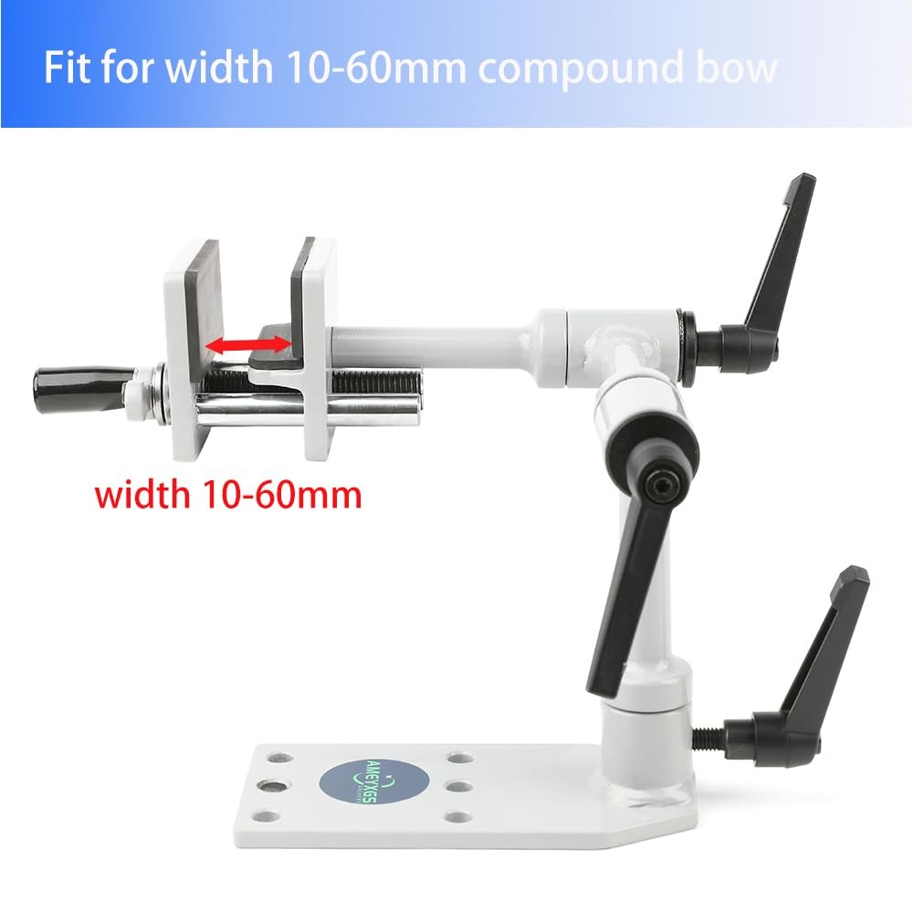 AMEYXGS Bow Vise for Compound Bow 360° Adjustable Bow Mount Tool Compound Bow...