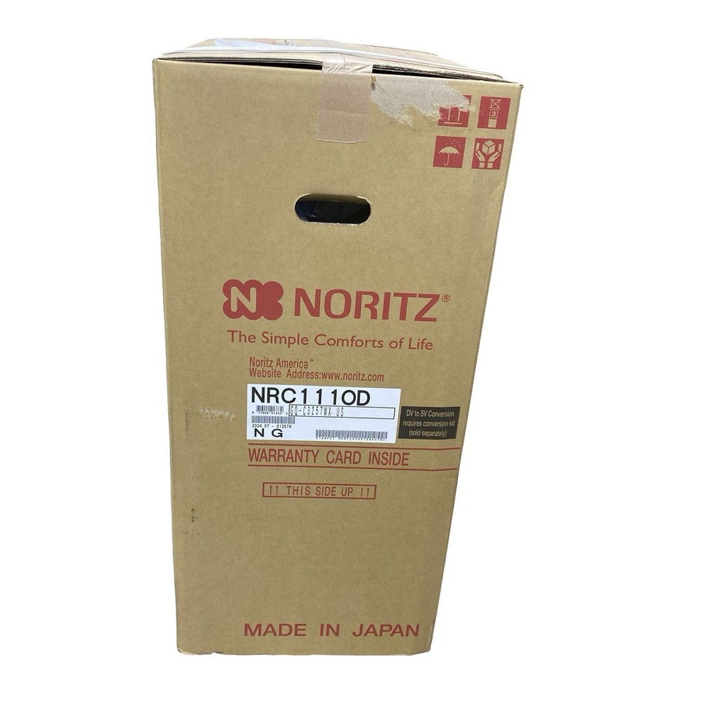 Noritz NRC111-OD Natural Gas Tankless Water Heater 199,900 BTU Outdoor Vent