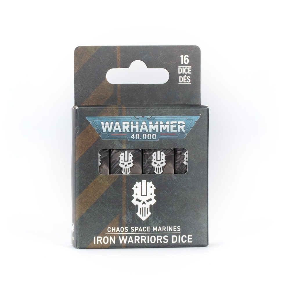 Warhammer 40000: Iron Warriors Dice - NEW
