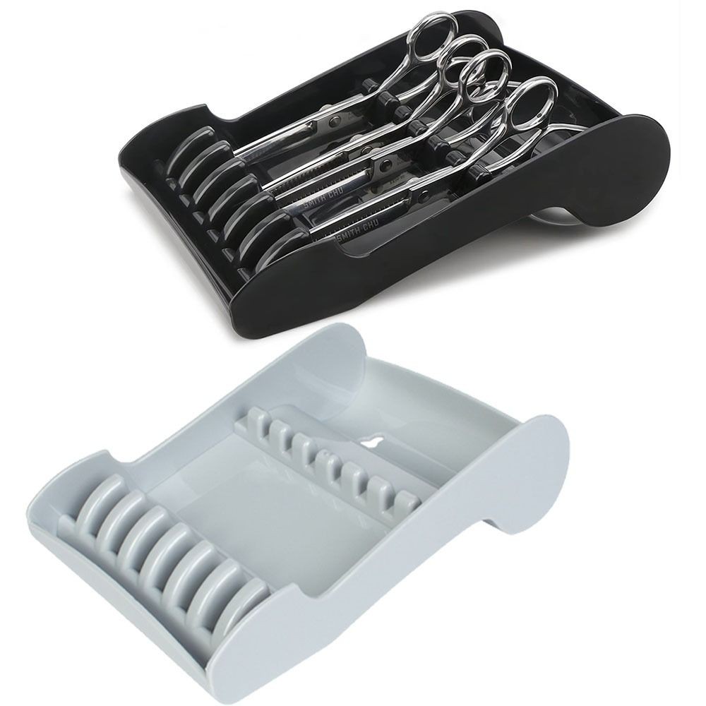 Barber Scissors Storage Rack Hair Cutting Shears Display Container Storage