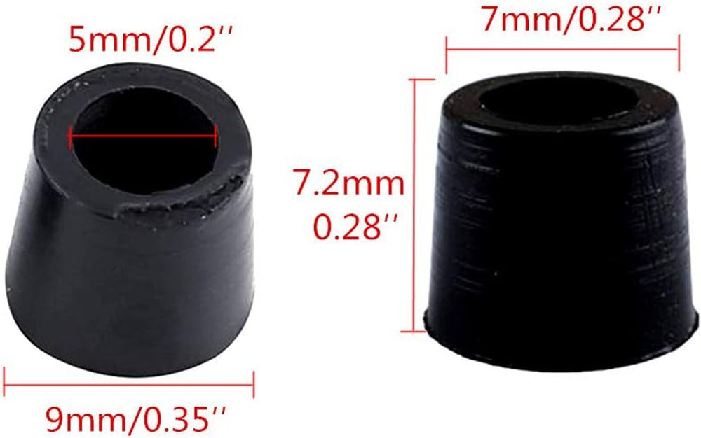 HVAC 1/4" Quick Coupler Charging Gaskets Hose Seals Replacement Gaskets Rubber M
